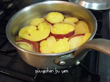 リンゴとさつまいもの重ね煮2